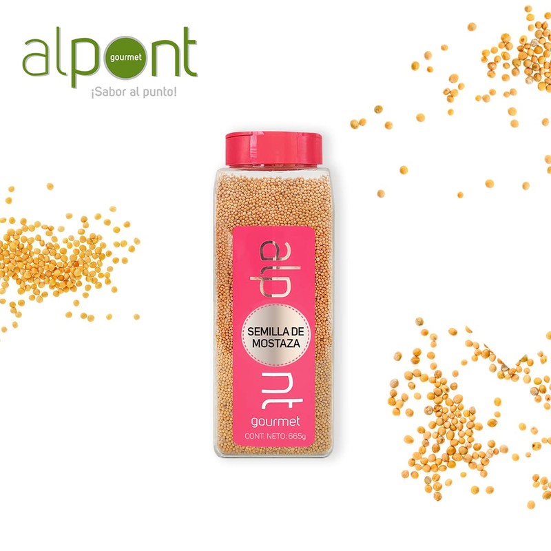 ALPONT GOURMET Semilla de Mostaza, 665 g