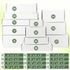 9"x6"x2" Shipping Boxes Set of 2, White Corrugated Cardboard Box