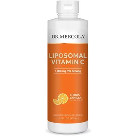 Dr. Mercola Liposomal Vitamin C, 1,000 Mg per Serving, Liquid Dietary Supplement