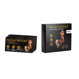 NAOMY-TATTOO - Tattoo Care for Faded, Matte Tattoos I New Shine and Radiant Colour Intensity I 100% Natural Ingredients I Vegan I Not Tested on Animals (Set 3): 20 x Wipes