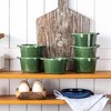 Creme Brulee Ramekins Ceramic Bowls - VICRAYS Mini Custard Cups
