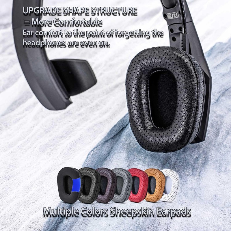 B450-XT B550-XT Replacement Ear Pads Sheepskin Leather Ear Cushion Compatible