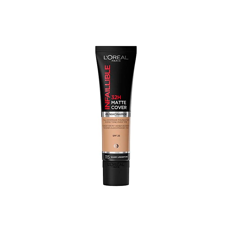 L'Oreal Paris, Base De Maquillaje De Alta Cobertura Mate Y