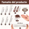 Kit de Pinzas para Cabello, 466 Piezas con Pasadores y
