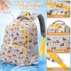 Fimibuke Kids Backpack for School Boys, 3PCS Waterproof Toddler School