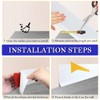 LSGCQ Flexible Baseboard Molding Trim 4 Inch x 100 Feet