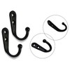 DaiUni Pack of 4 Wardrobe Hooks Wall Hooks Vintage Towel