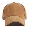 XRDSS Corduroy Baseball Cap Unisex Adjustable Classic Sports Cap Outdoor