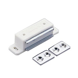 sugatune工業 Lamp Mark Strong, Furniture Magnetic Catch (S-Shape w Style) MC – KL – W White