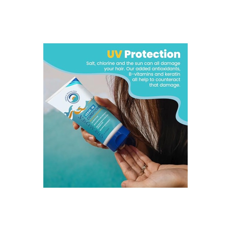 Stream2Sea Sulfate Free Leave-In Hair Conditioner with Sun Protection