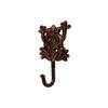 FantasHome Wall Mounted Cast Iron Home Decor Single Hook with