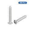 uxcell Hex Socket Self Tapping Screws, M3 x 20mm 304