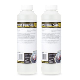beamz 2x Snow Fluid Concentrated Makes 10L Bottle Christmas Party Machine Effects