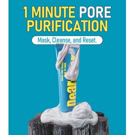 Dear Doer Break Pore Cleansing Pack to Foam – 3-in-1 Korean Skin Care Wash-Off Mask & Exfoliator & Cleanser w/Charcoal and Salicylic Acid – AHA, BHA, PHA for Oily, Congested Skin (3.38 fl oz)