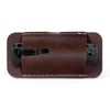 Leather Knife Sheath for Belt, Horizontal Carry Pocket Knife Holder,