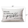 Solekla Farmhouse Pillow Covers with Bible Verse Quotes 12" x