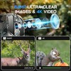 WOLFANG Wildlife Camera 64MP 4K HD, WiFi Bluetooth Trail Camera,
