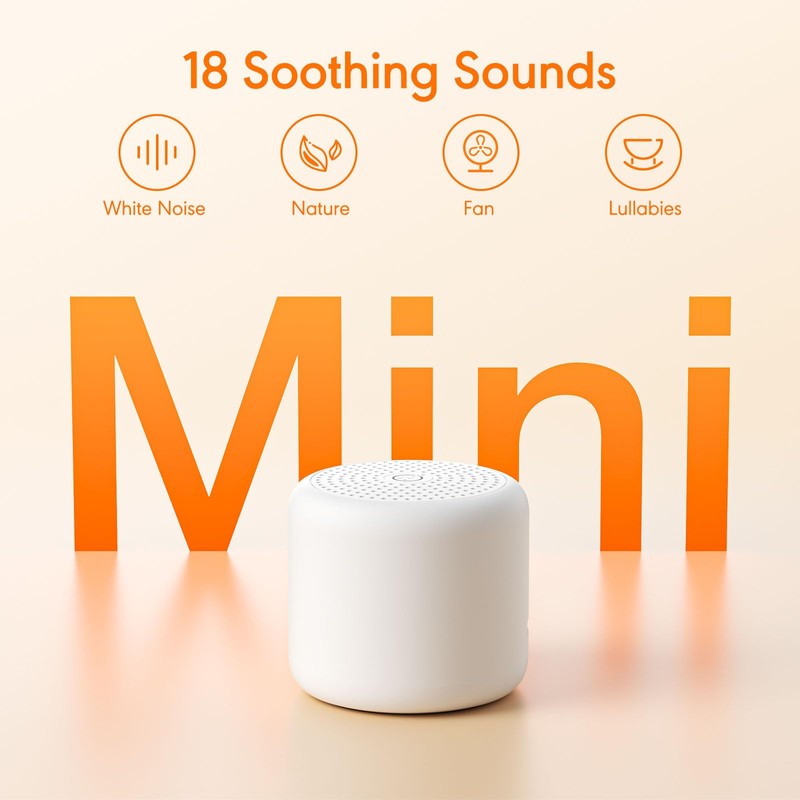 Portable Sound Machine for Baby Adults,Travel Sound Machine,Mini White Noise