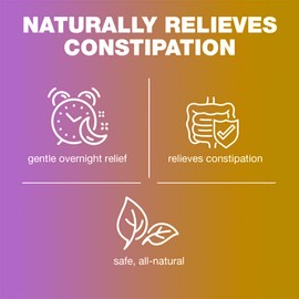 OneLAX - Senna Syrup | Natural Vegetable Laxative (8fl.oz Bottle) Natural Chocolate Flavor, for Gentle, Relief of Constipation 2 Pack