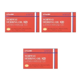 From Bio Hering Oil Norway Haring Oil 100 Hyering Oil 30 Capsules 3 pcs DJ / 프롬바이오 헤링오일 노르웨이 해링오일100 혜링오일 30캡슐 3개 DJ