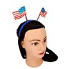 Red White Blue Patriotic American Flag Headband Boppers Hair Accessories,