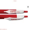 ZOFAX Clicky 50 x 0.7mm RED Retractable Fine Ballpoint Pens
