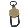 Magnetic Retractable Keychain Stainless Steel Wire Easy Pull Buckle Carabiner