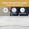 Castor Oil Pack Wrap, Comfort Fit, Cotton Flannel Pad, Reusable