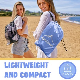 AlphaBeing Inflatable Lounger Beach Chair Accessories, Air Sofa Hammock Inflatable Couch for Camping Backyard Lakeside with Compression Sacks, Ideal Outdoor Gifts for Adults