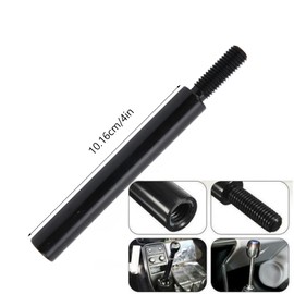 GBSCLOVER 4inch Shifter Extension, Aluminum Alloy Shifter Lever Extender, Car Shift Knob Extender Easy Install, Fit for Most Manual Transmission Vehicles with M10x1.5 Thread