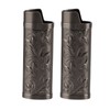 2PCS Torch Lighter Case Vintage Zinc Alloy Eye Catching Long