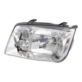 For 1999-2002 Volkswagen Jetta Headlight Driver Side Assembly Unit VW2502115; w/Chrome bezel; To VIN# 2108641 - replaces 1J5-941-017AJ