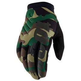 100% GUANTES Unisex Adult Brisker Gloves Camo/Black-XL Gloves, Camo/Black (Multicoloured)