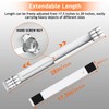 Ronlap Furniture Washing Machine Dolly, Extendable Appliance Rollers Refrigerator Heavy