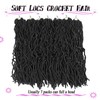 FFDDear 14 Inch New Faux Locs Crochet Hair 7 Packs