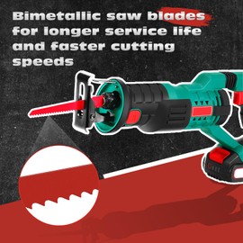 25 Pack 3 TPI 9 Inch Reciprocating Sawzall Blades,Bi-Metal,Auto Dismantling，for Sawing and Pruning Wood.