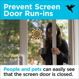 Screen Door Magnets - Patch Small Holes & Keep People and Pets from Running Into Screen Doors with Magnetic Screen Door Savers - Made in USA - Alien - 6 x 6 inches - Pack of 2 (1 Pair)