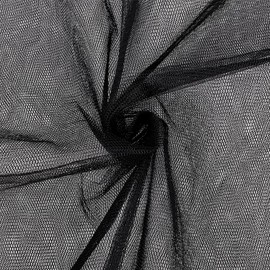 BENECREAT 78.74 Inch Black Mesh Fabric, 70.87 Inch Stiff Mesh Cloth Rectangle Netting Fabric for Sewing, Backpack Pocket, Bag, Boning Wedding Dress