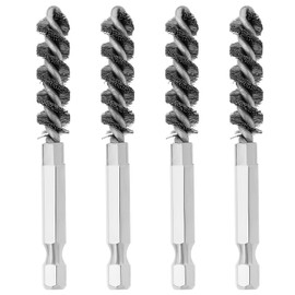 Be In Your Mind Set of 4 Golf Club Head Hosel Brush Stainless Steel Golf Club Cleaning Brushes Golf Club Cleaning Tools Accessories Sports Goods Silver