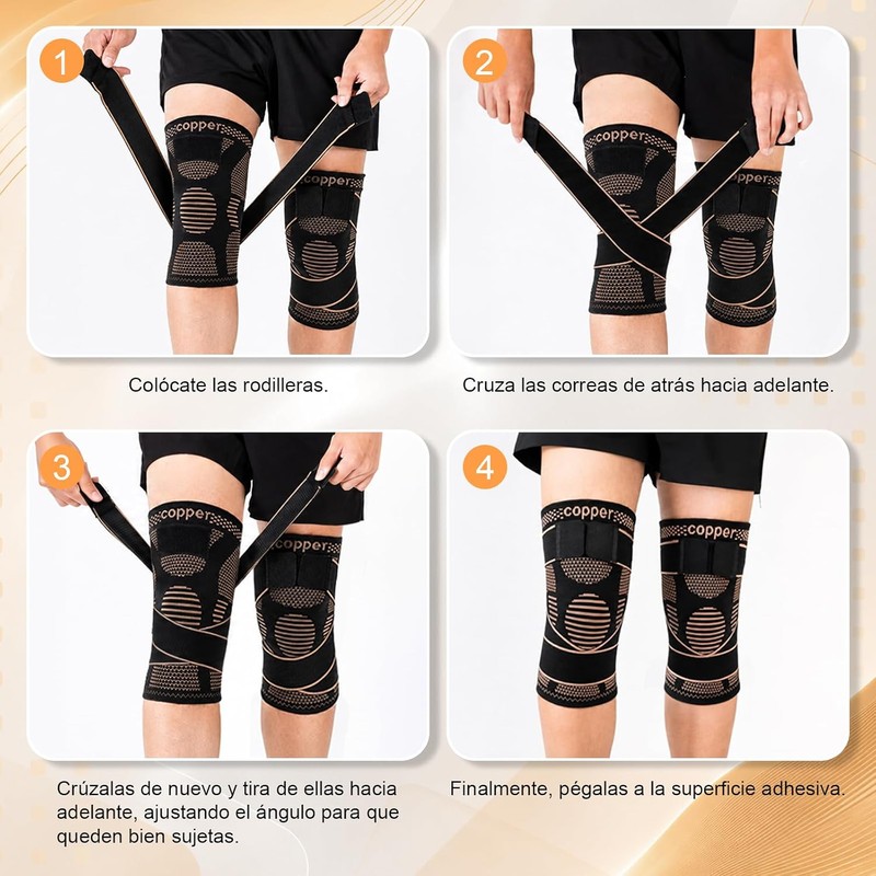 Rodilleras Ortopedica 2 Piezas, Rodillera Compresión para Dolor de Rodilla