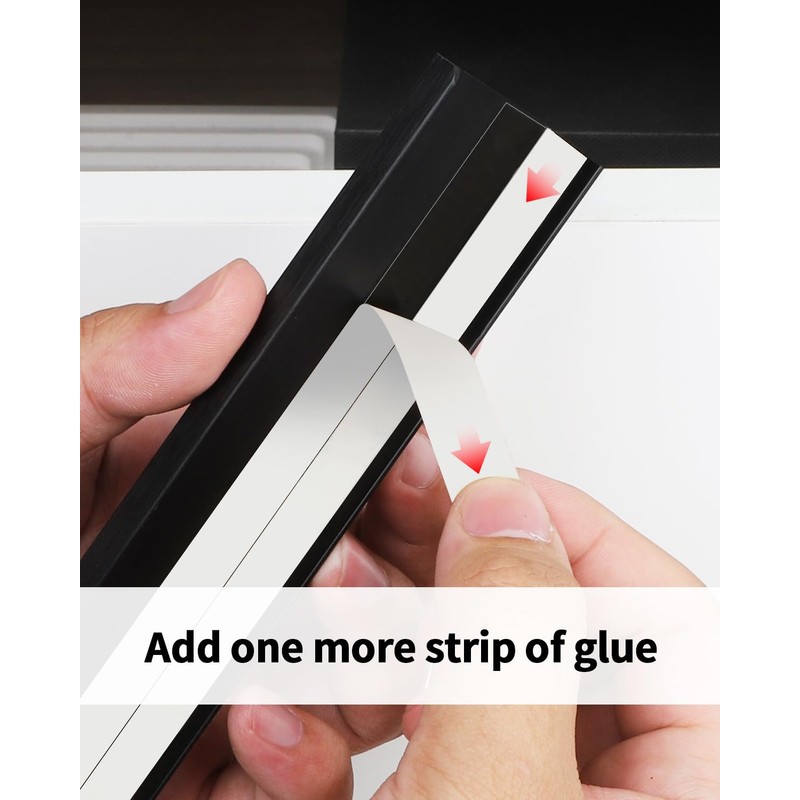 BaiNong 5 Pack Adhesive Cabinet pulls 6 inch Stick on