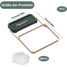 Sink Strainer, Foldable Sink Strainer, Kitchen Sink Strainer, Sink Strainer, Sink Strainer, Kitchen Sink Strainer, Sink Strainer with 50 Large Filter Mesh Bags for Kitchen Leftovers (Green Holder)