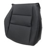 AOUTTUOA Driver Side Bottom Perforated Leather Seat Cover Black Fit
