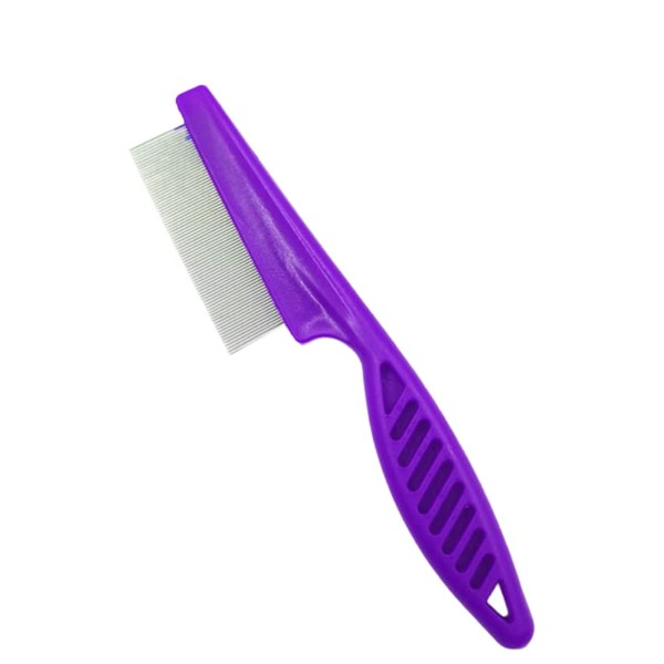 1 x Ultra Fine 14cm Flea/Lice Comb for Dogs/Cats [Purple]