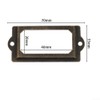 Clever Organization 30 Pack Antique Bronze Label Holders for Home