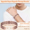 Cigmag Copper Bracelet for Men, with Powerful 9X 5000 Gauss