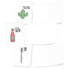 Fun Puns: 20 Assorted Blank All Occasions Notecards Depicting Fun