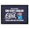 Cool Grandpa Doormat in 35 x 50 cm with Saying