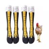 CUPRISHDIKALUR STORE Divertidas Piernas Calcetines Rodilla Calceta Patas De Pollo