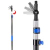 Hicavar 5-12 Ft Telescoping Paint Roller Extension Pole with Angle